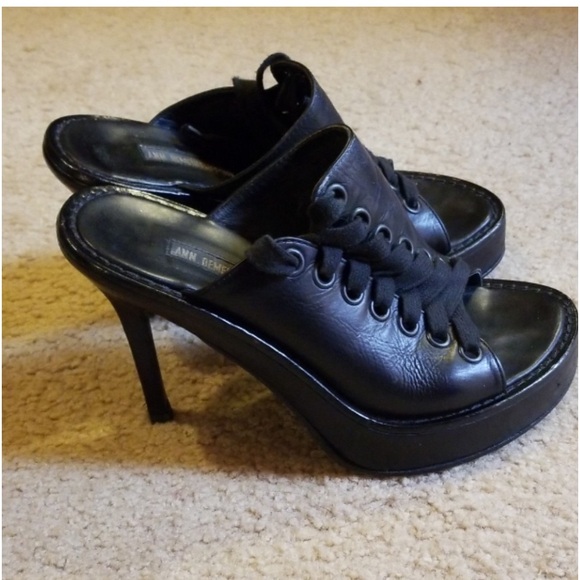 Rare Ann demeulemeester platform lace high heel sandal. - Picture 2 of 4